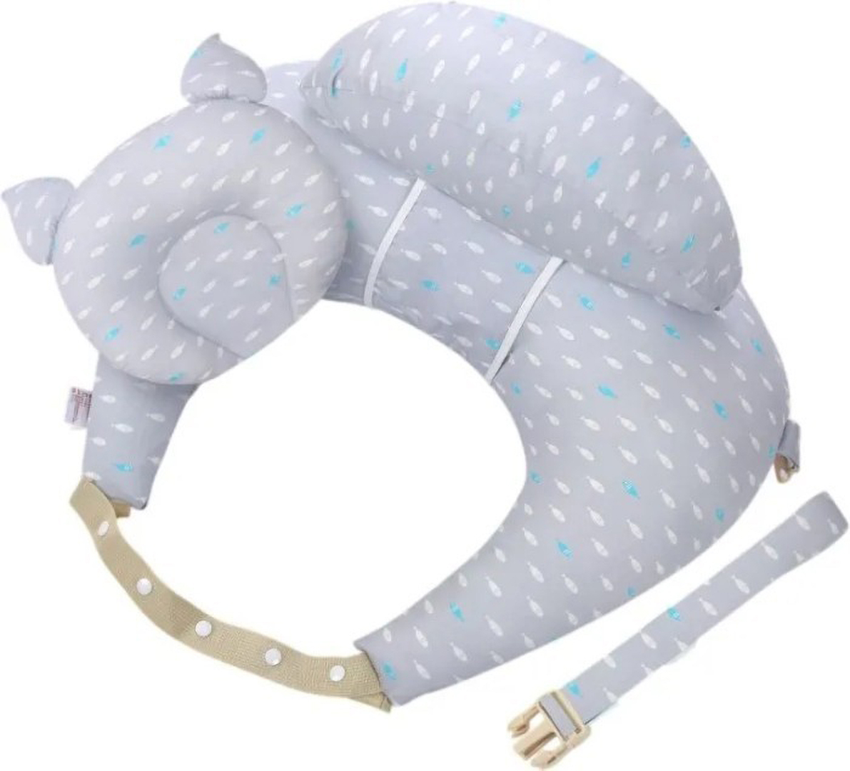 Подушка для кормления Kidilo F23 Серый (6928270764528)
