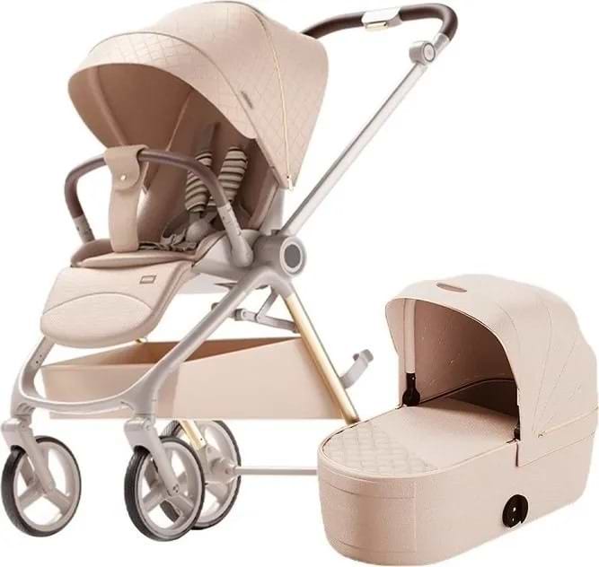 Коляска універсальна 2 в 1 Kidilo Haolaifu H3 Beige (692870766409)