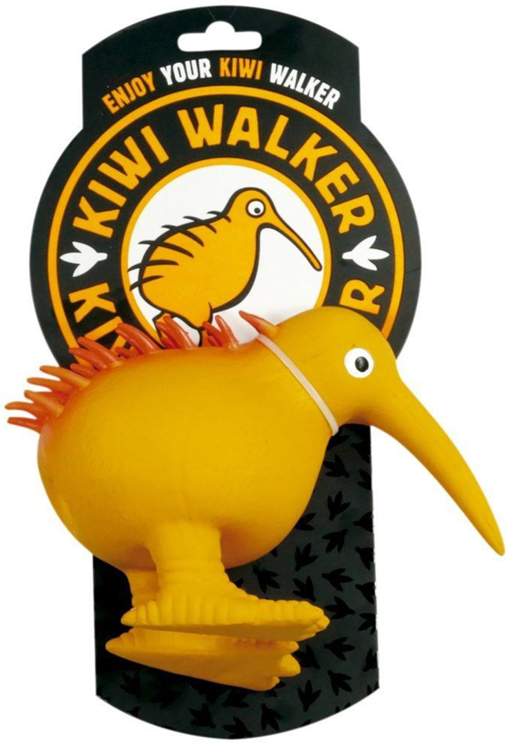Писковка для собак Kiwi Walker Птица Киви оранжевая 15,5 см (8596075000011)