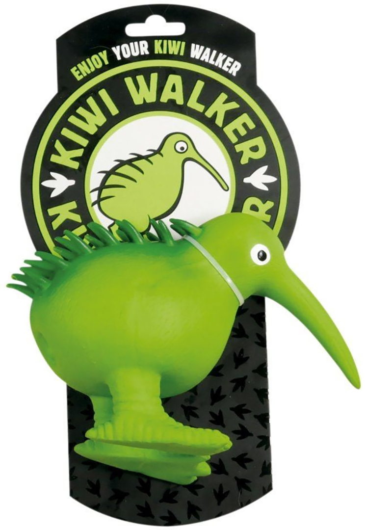 Писковка для собак Kiwi Walker Птица Киви зеленая 15,5 см (8596075000028)