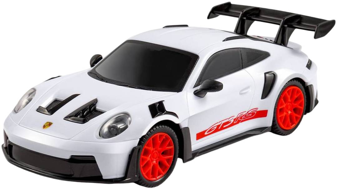 Радиоуправляемая машинка Kool Speed Порше 911 белая с красными колесами на батарейках (DHTP10674)