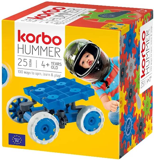 Пластиковий конструктор Korbo Basic Hummer 25 дет. Blue (R.1402B)