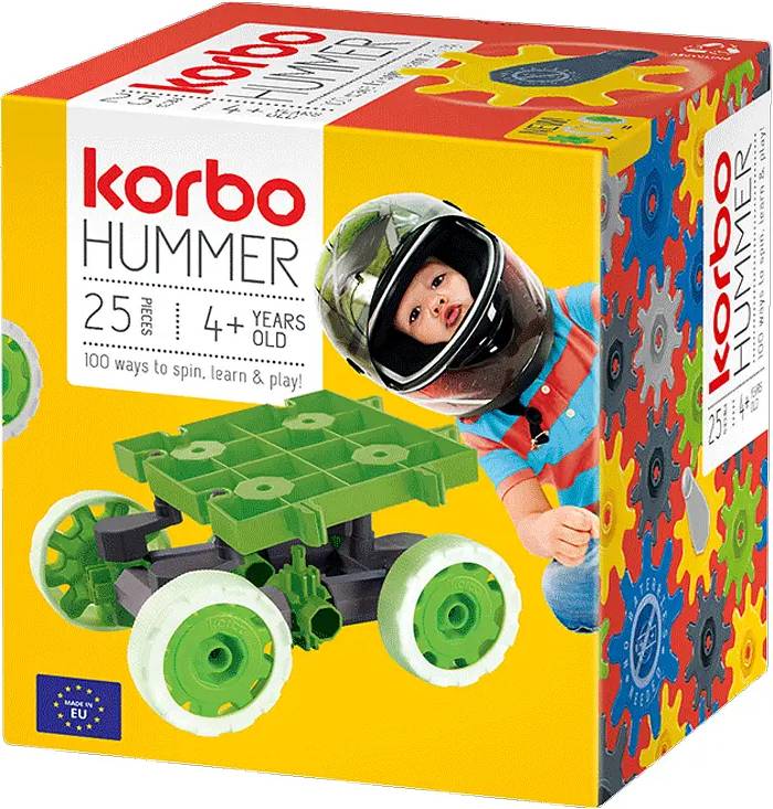 Пластиковий конструктор Korbo Basic Hummer 25 дет. Green (R.1402G)