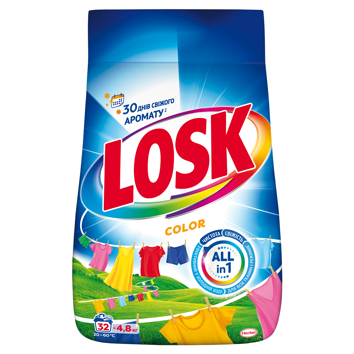 Пральний порошок Losk авт.Колор 4,8 кг, 32 цикла