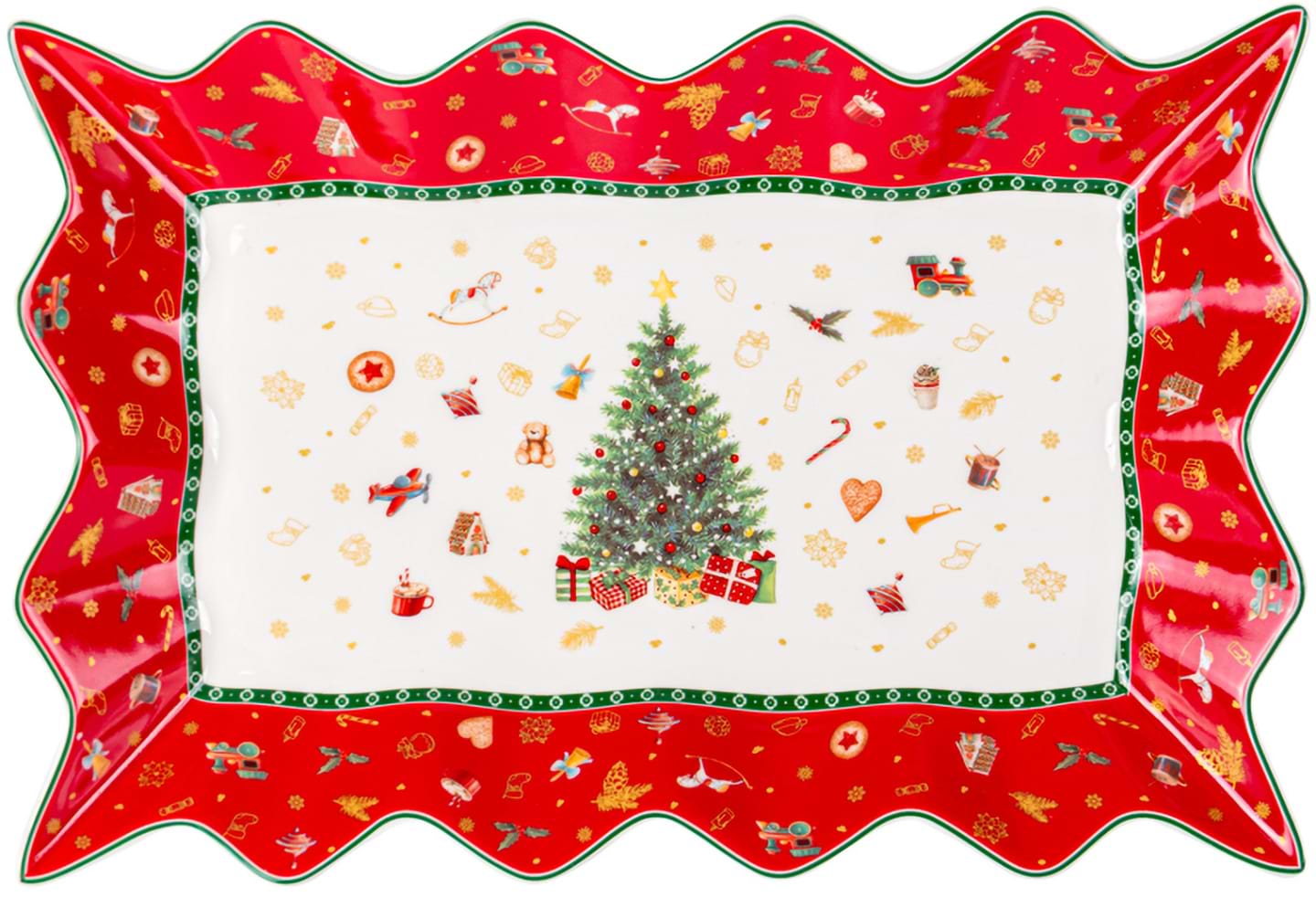 Блюдо Lefard Christmas delight 36 см (985-141)