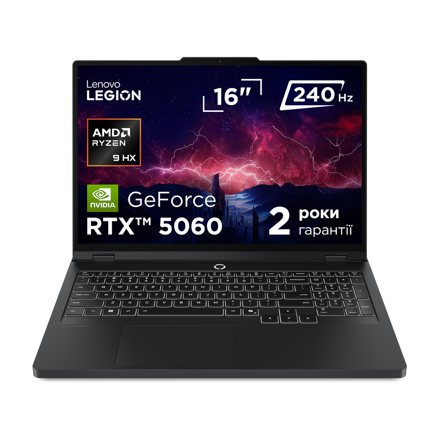 Ноутбук ігровий Lenovo Legion Pro 5 16ADR10 (83LT008GRA) Eclipse Black
