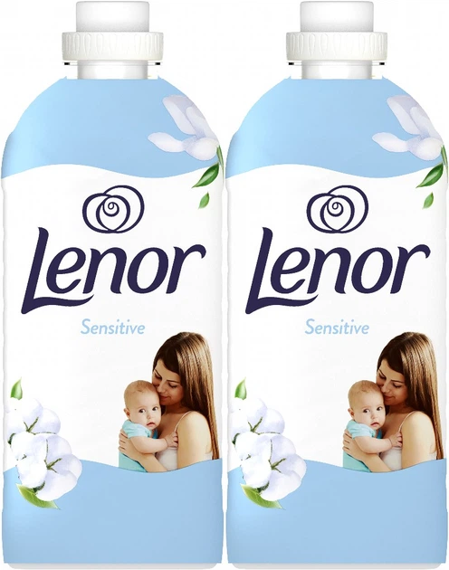 Ополіскувач для білизни Lenor Для чутливої шкіри 118 циклів прання, 2х1.239 л