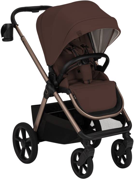 Коляска универсальная 2 в 1 Lionelo Carmine 2IN1 Brown Chocolate