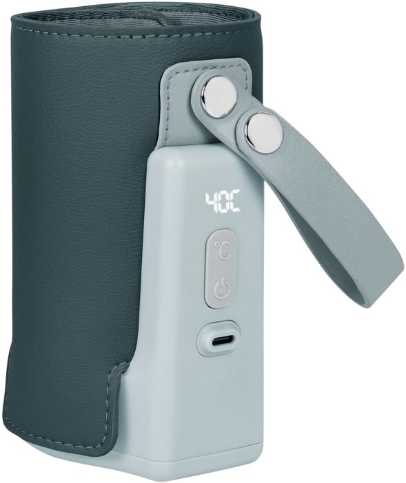 Подогреватель детских бутылочек дорожный Lionelo THERMUP GO PLUS GREEN GRAPHITE
