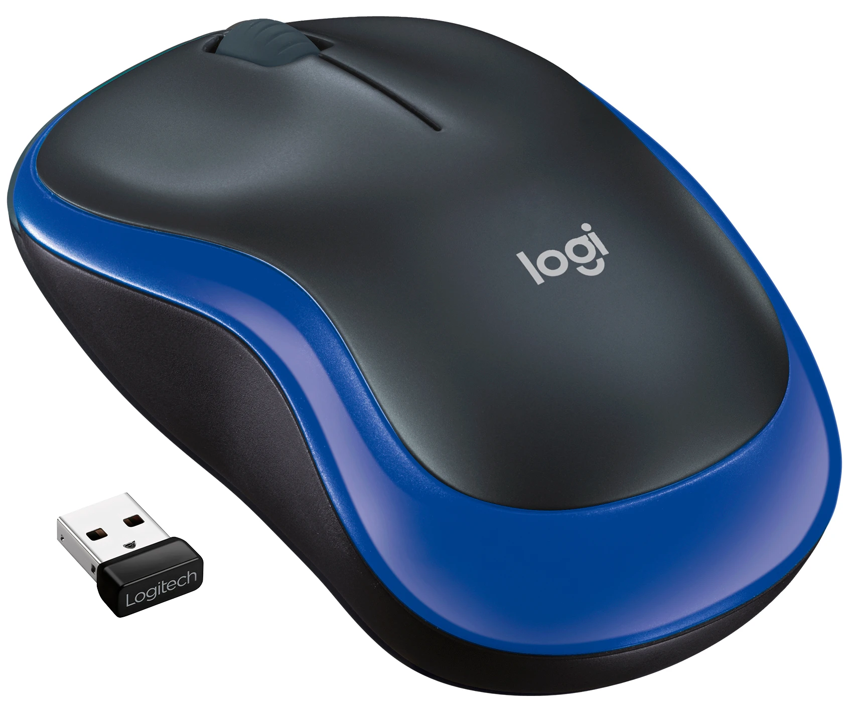 Миша бездротова Logitech M185 USB Blue (910-002236)