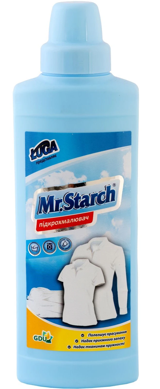 Гель для прання Luga Синтетичний крохмаль Mr. Starch 500мл (4820167001698)