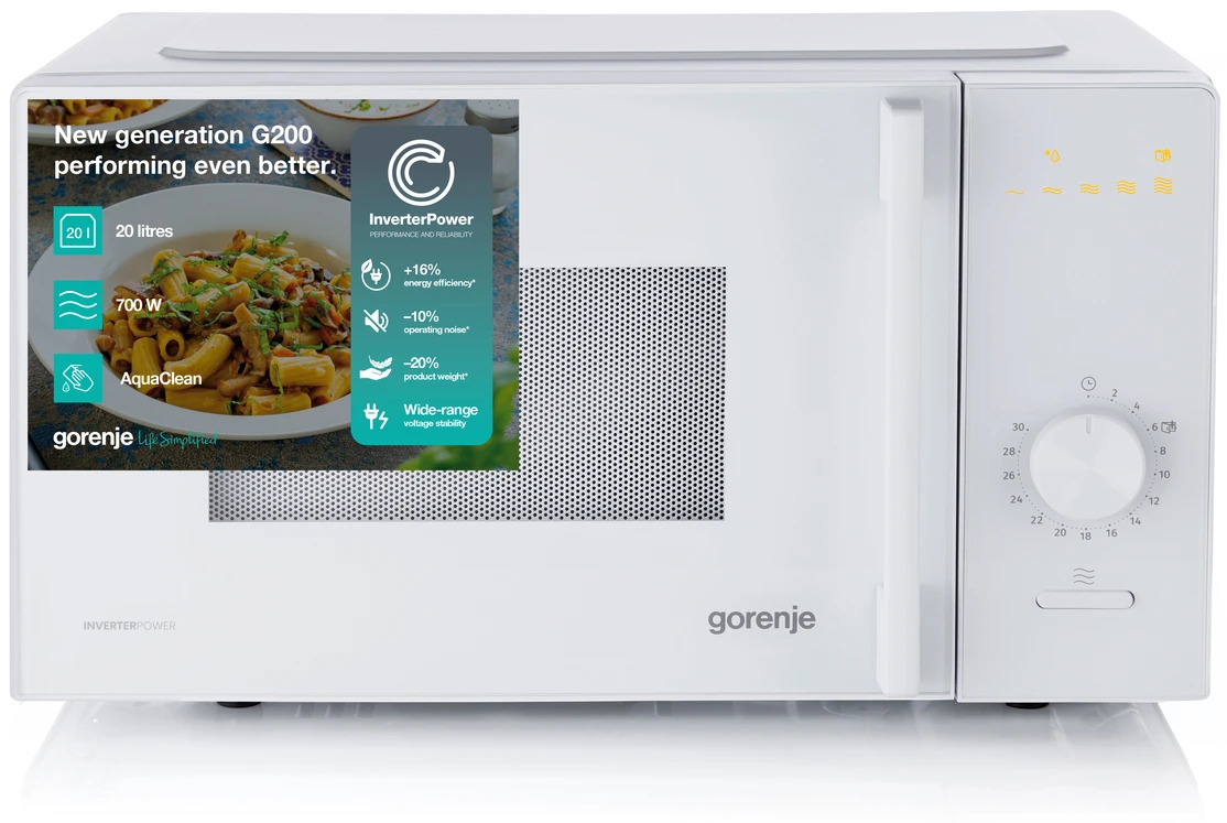 Мікрохвильова піч (НВЧ) Gorenje MO20E1W15