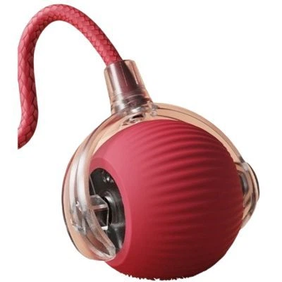 Интерактивная игрушка для кошек Me&Pet мяч с веревкой Red (NMP-47R)