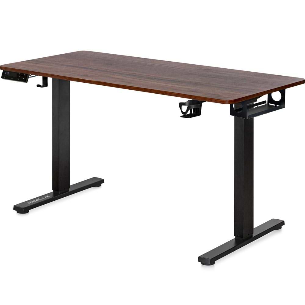 Стол с электрорегулировкой высоты Mealux PowerDesk Duo XL Walnut (EVO-252 Duo Walnut/B)