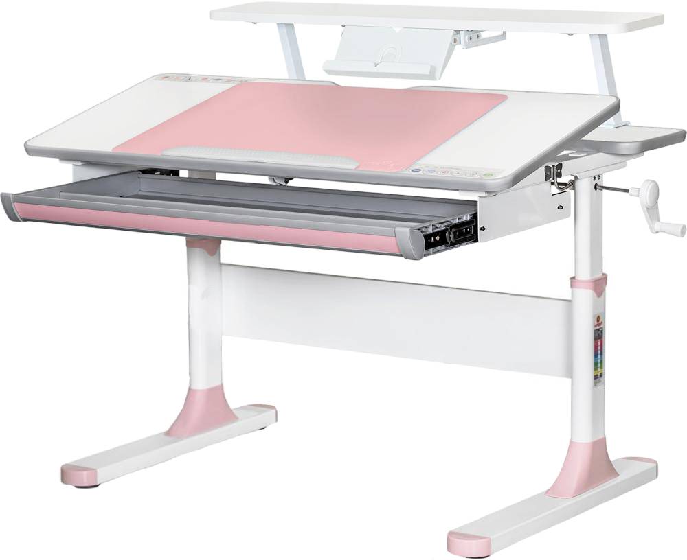 Парта шкільна Mealux Edmonton Multicolor PN S50 (BD-610 W/MC + PN + S50 WG)