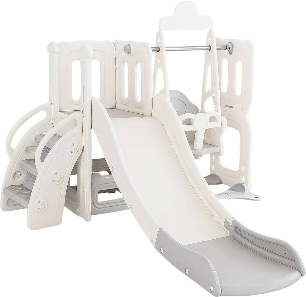 Игровой комплекс Mealux Elsa White / Grey (KD-B012-1 White / Grey)