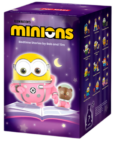 Игровая фигурка-сюрприз Pop Mart Minions bedtime stories by Bob and Tim (MBBT-01)