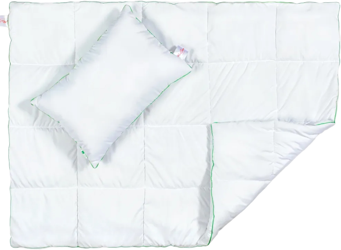 Набір дитячий ковдра + подушка MirSon Еко Eco-Soft Демі 110x140 см + 40x60 см (2200000624468)