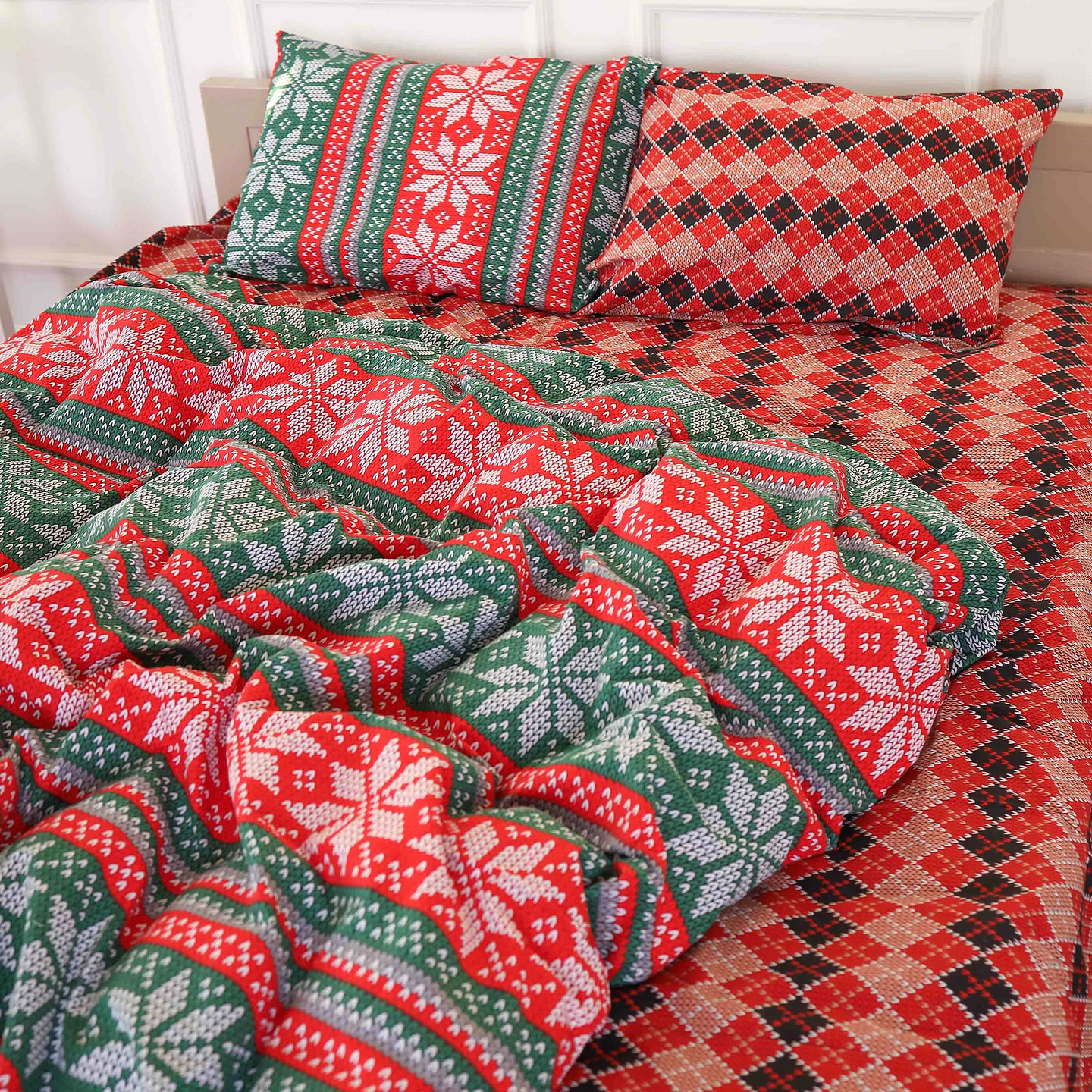 Комплект постільної білизни MirSon Бязь 17-0659 Christmas 160х220 (2200009612718)