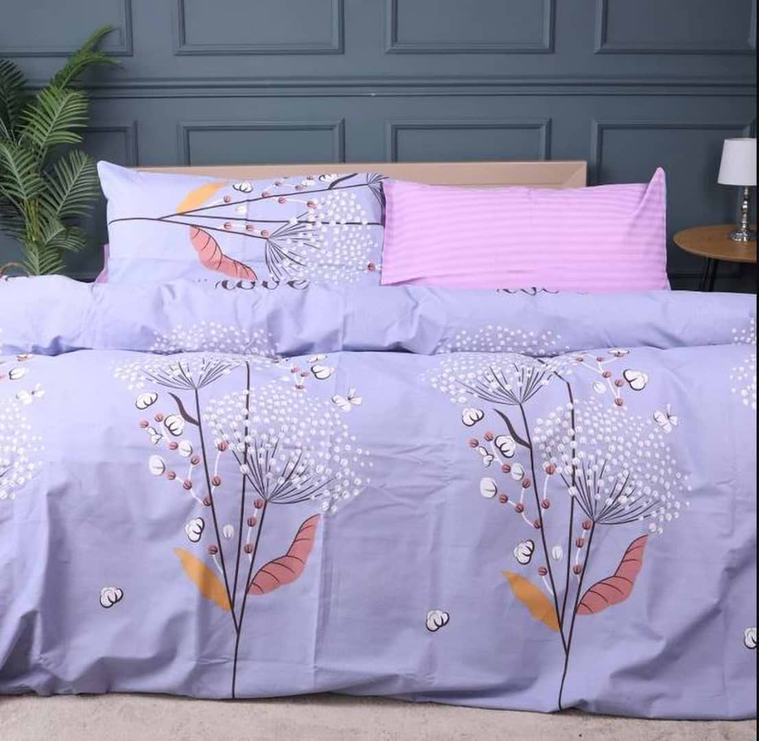 Комплект постельного белья MirSon Бязь 17-0760 Violet blossoms 160х220 (2200010936681)