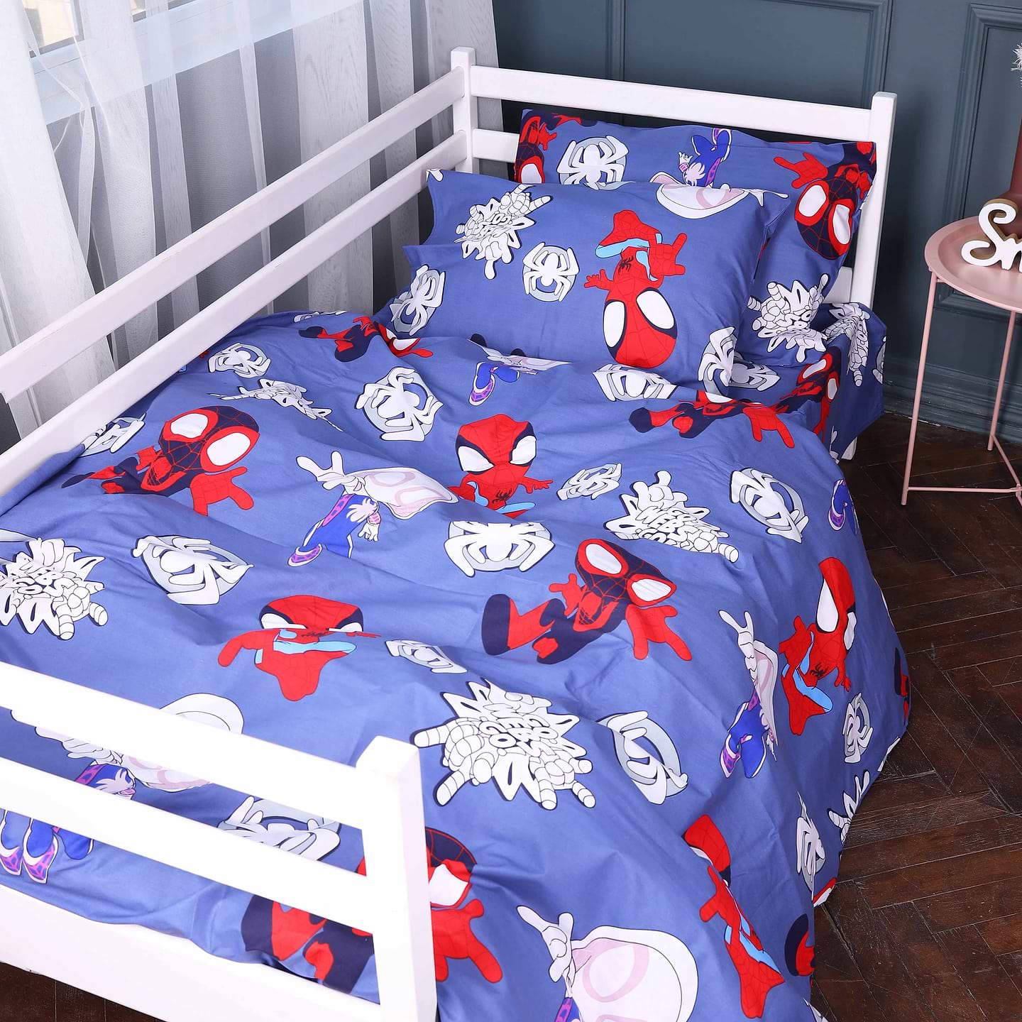 Комплект постільної білизни MirSon 17-0789 Spider-Man 2 Бязь 160х220 (2200011396613)