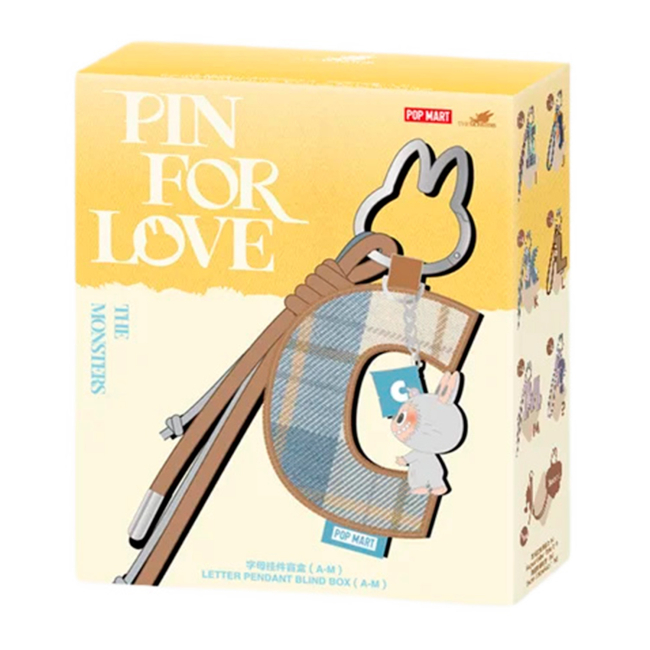 Игровая фигурка-сюрприз Pop Mart The Monsters Pin for Love Letter A-M (MPFL-02)