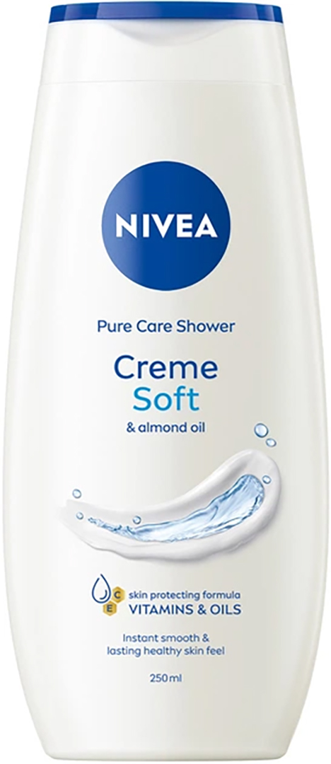 Гель для душу NIVEA shower крем софт і мигд олія 250 мл (4005808124015)