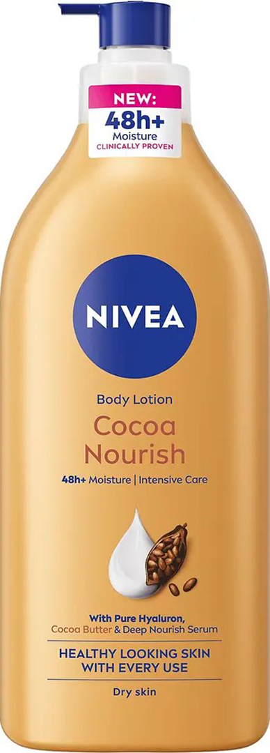 Лосьйон для тіла NIVEA живільний з какао 625 мл (4005808903719)