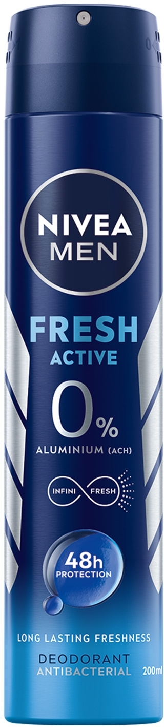 Дезодорант аерозольний NIVEA men активна свіжість 200 мл (5900017072876)