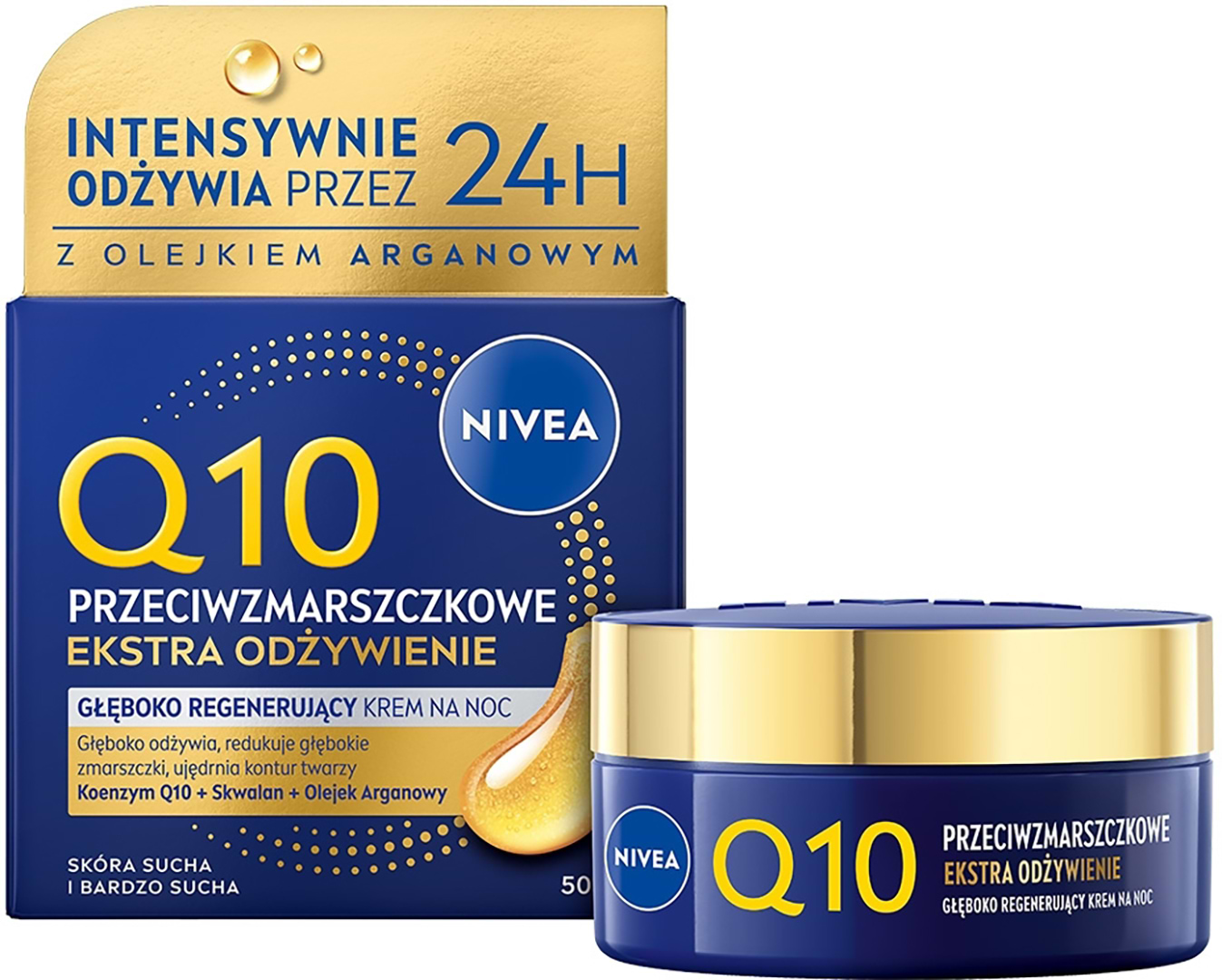 Крем для обличчя NIVEA нічний відновл пр зморш Q10 spf 15 інт жив 50 мл (5900017100753)