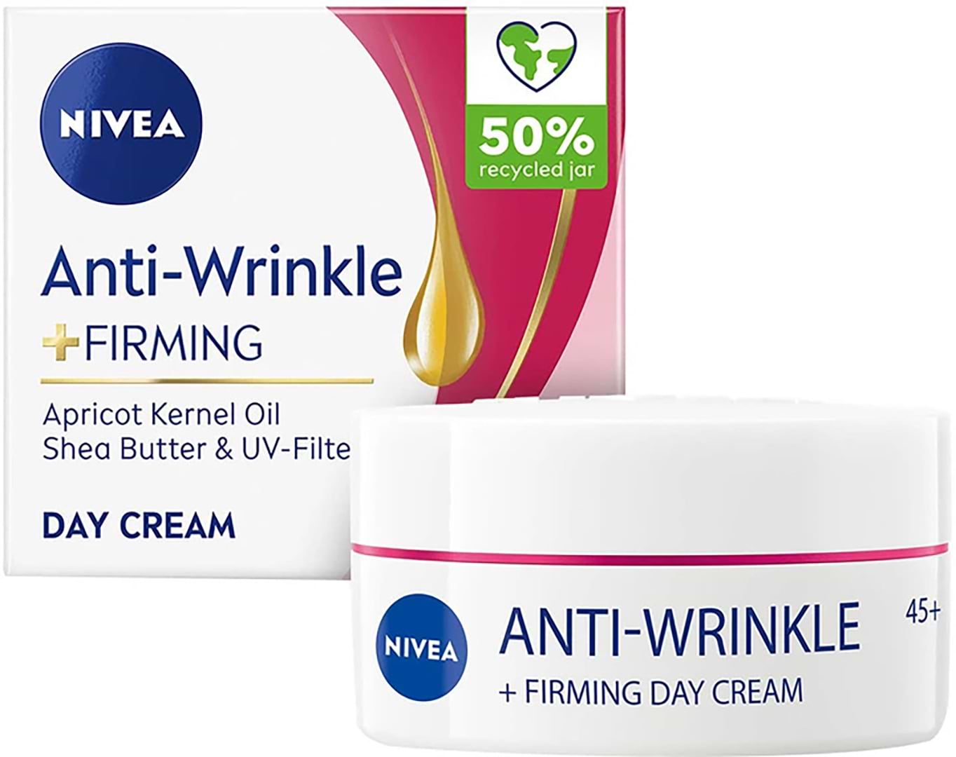 Крем для обличчя NIVEA visage пр зморш+пружність 45+ 50 мл (5900017103495)