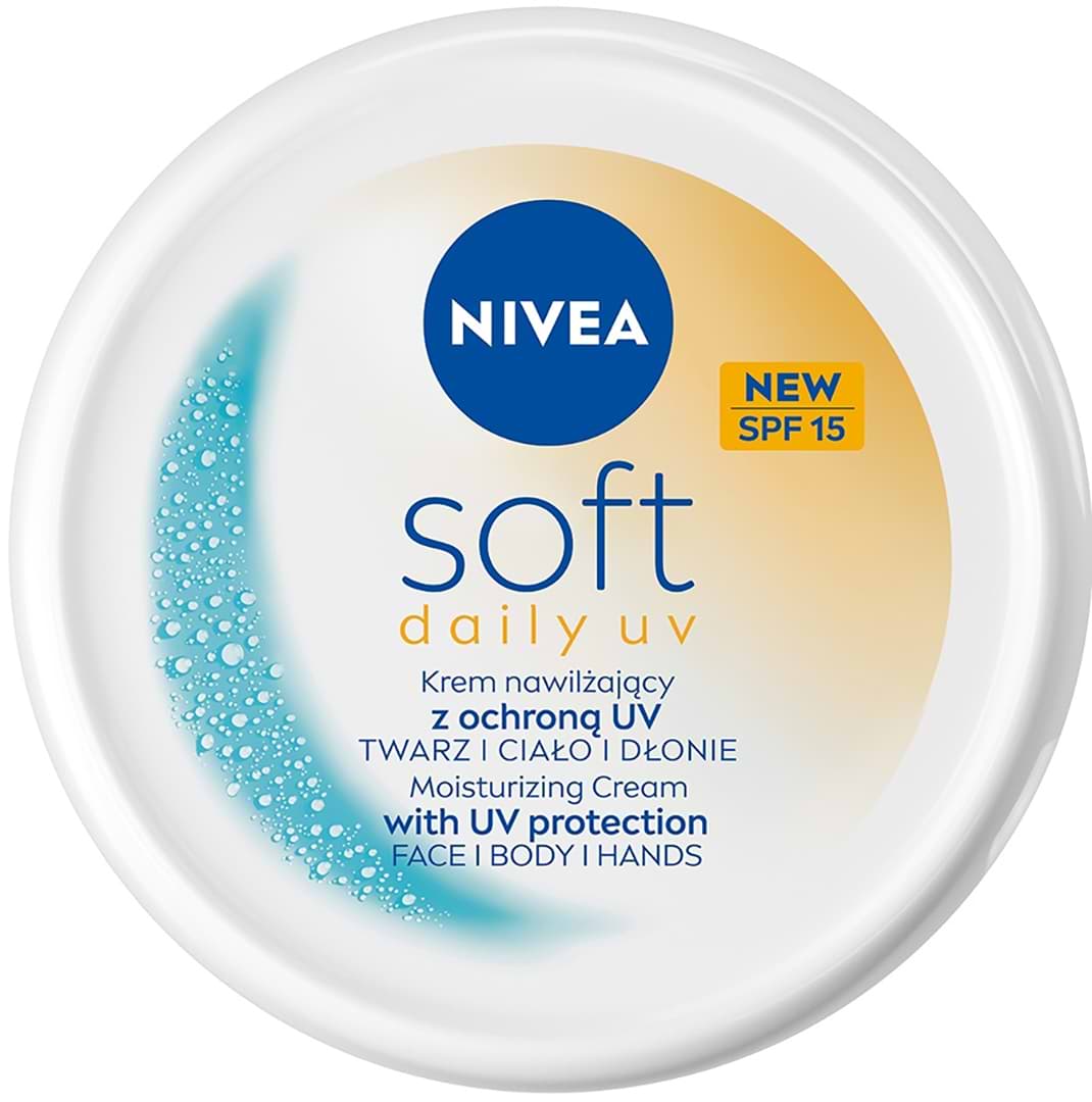 Крем для обличчя NIVEA soft щоденний зволож з SPF15 100 мл (9005800388267)