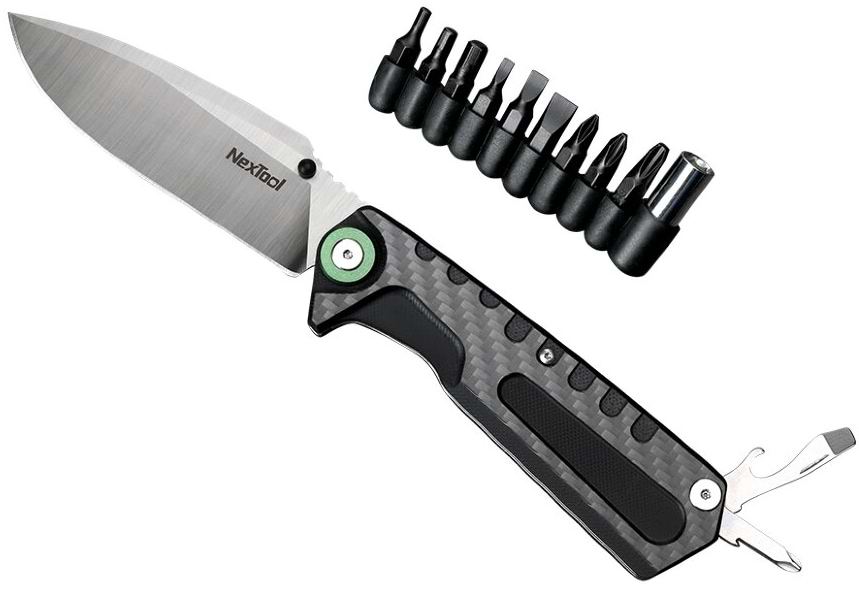 Ніж туристичний NexTool 3 в 1 Black (NE20021)