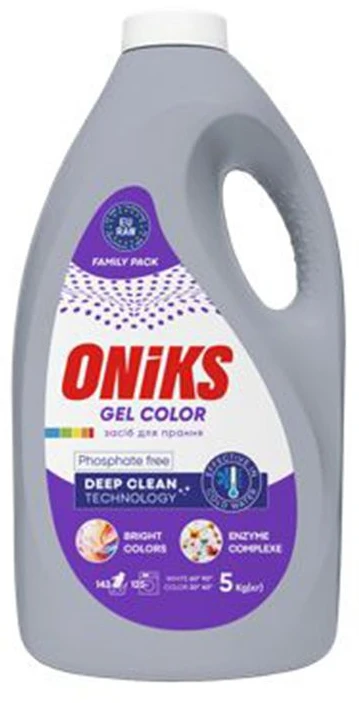Гель для прання ONIKS Color, 5 кг