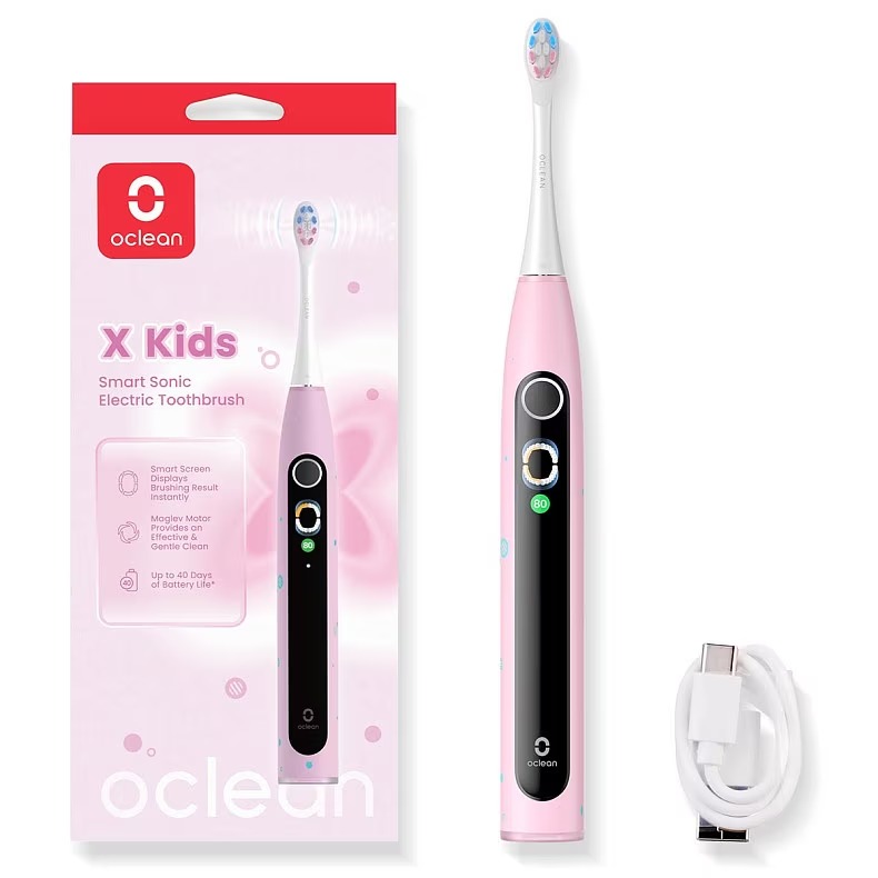 Зубная щетка электрическая Oclean X Kids Electric Toothbrush Pink (6970810557213)
