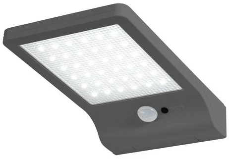 Світлодіодний світильник Osram DORLED SOLAR 3Вт 4000K 320Лм датчик сутінків Black (4099854531453)