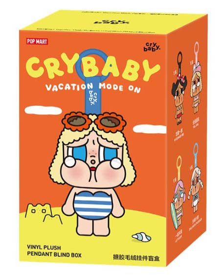 Колекційна м'яка іграшка Pop Mart Crybaby Vacation Mode On (CBVM-01)