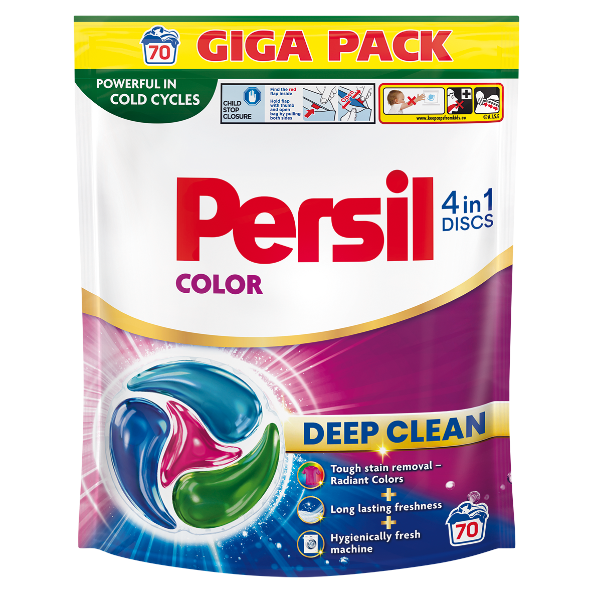 Капсули для прання Persil Колор, 70 шт