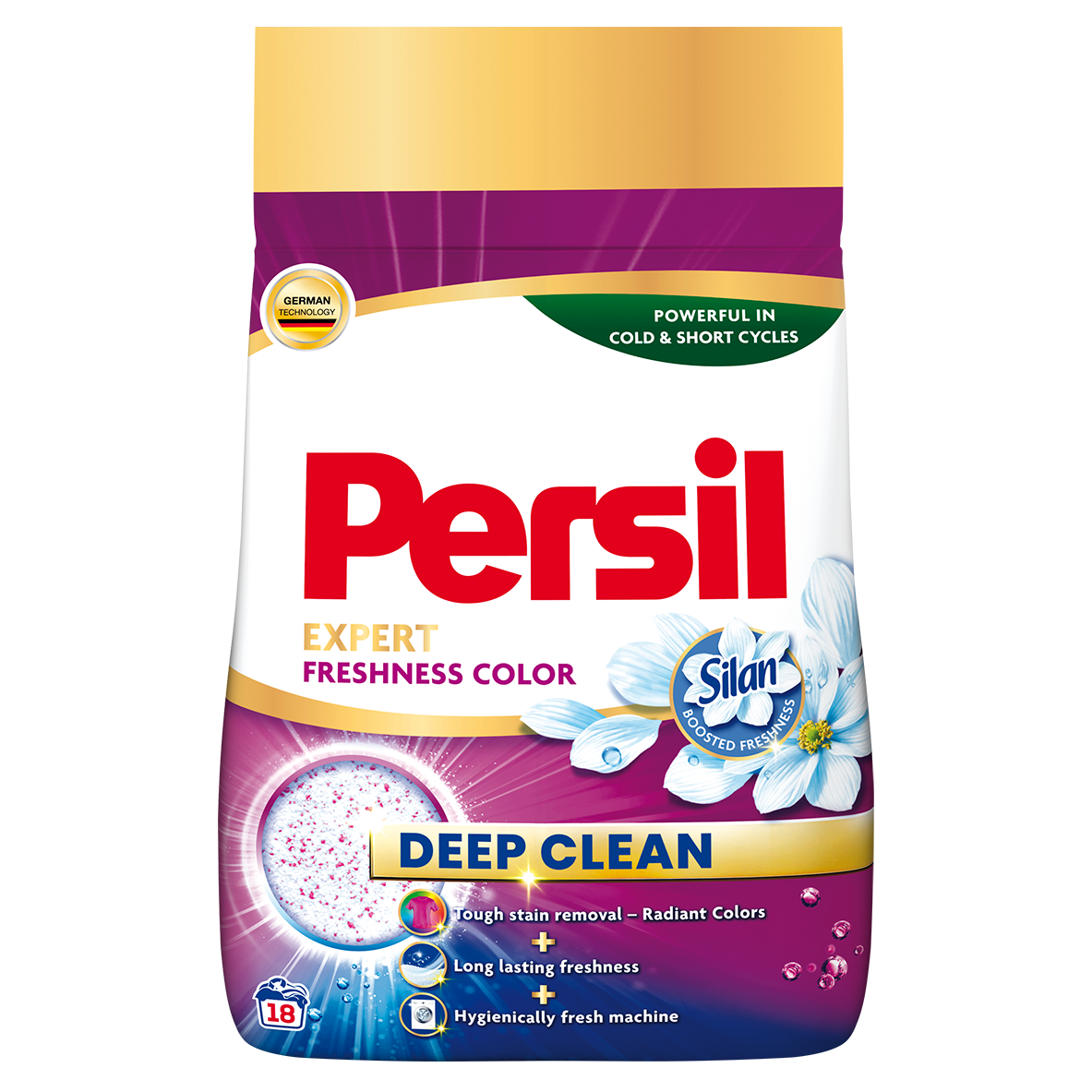 Пральний порошок Persil авт. Колор Свіжiсть від Сілан 2,7 кг, 18 циклів