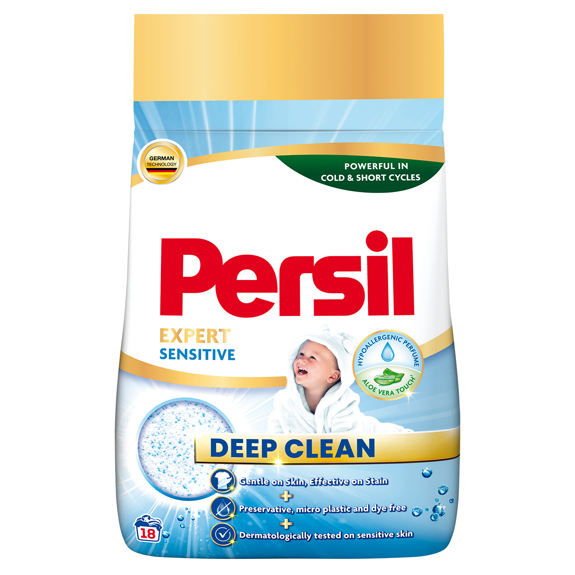 Стиральный порошок Persil авт. Сенситив 2,7 кг, 18 циклов