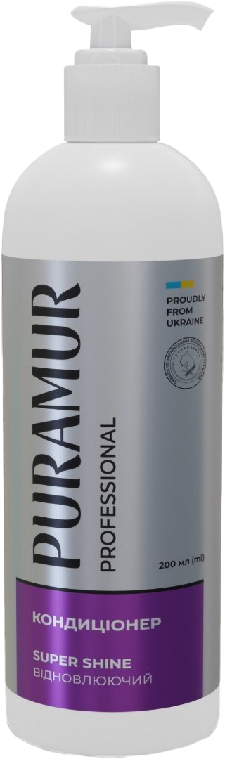 Кондиционер для кошек и собак PURAMUR Super Shine восстанавливающий 200 мл (4823082433087)
