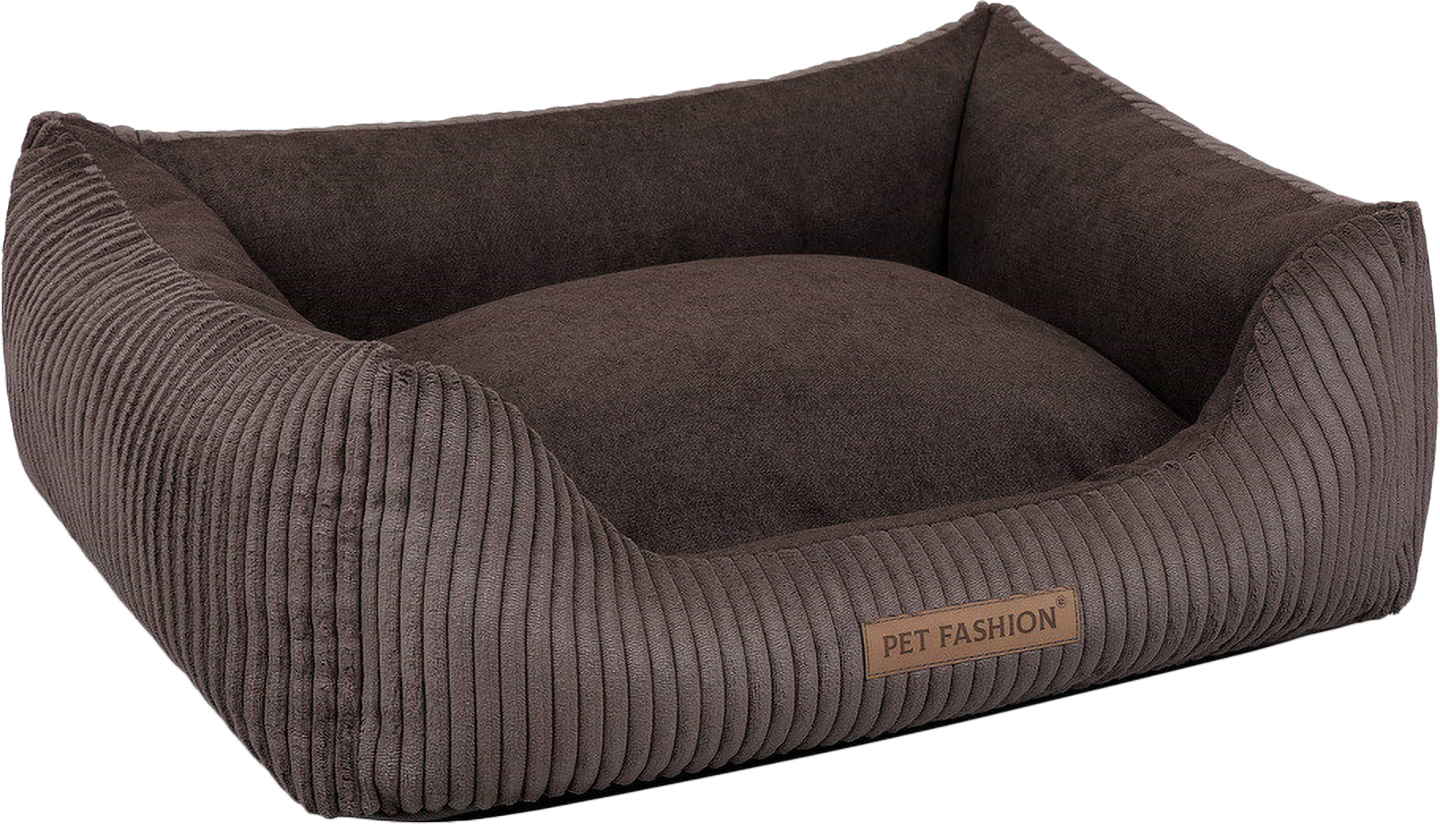 Лежанка Pet Fashion DEVID для собак шоколадный 62х50х19 (4823082444502)