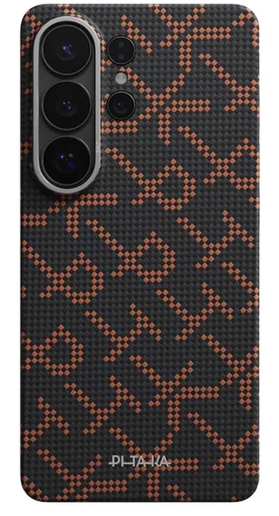 Чехол для смартфона Pitaka Edge Ultra-Slim Case Monogram Black/Orange for Samsung Galaxy S26 Ultra (KS2602UPTK)