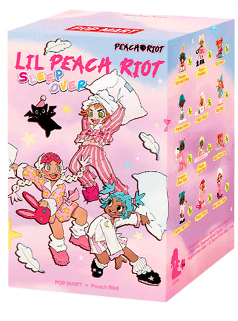 Игровая фигурка-сюрприз Pop Mart Lil Peach Riot Sleepover (PRLS-01)