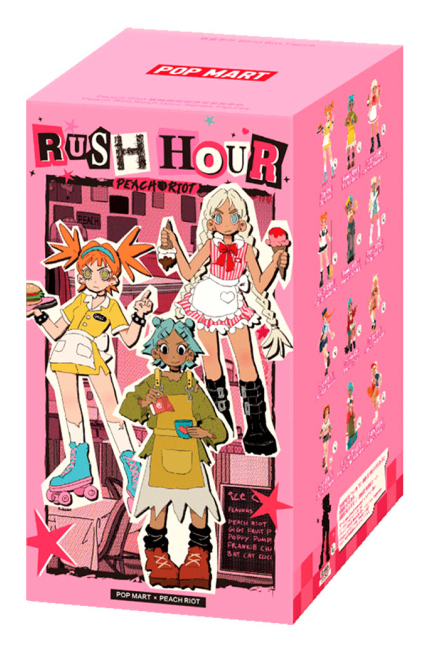 Ігрова фігурка-сюрприз Pop Mart Peach Riot Rush Hour (PRRH-01)