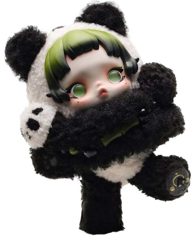 Колекційна м'яка іграшка Pop Mart Skullpanda Lazy Panda (SPLP-01)