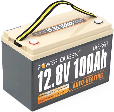 Акумулятор для ДБЖ Power Queen 12.8V 100Ah (P12V100-100-HEAT-HE-4-A10)