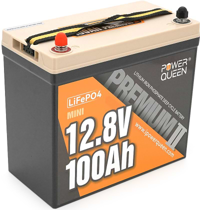 Акумулятор для ДБЖ Power Queen 12.8V 100Ah (P12V100-PREM-16-A60-DE)