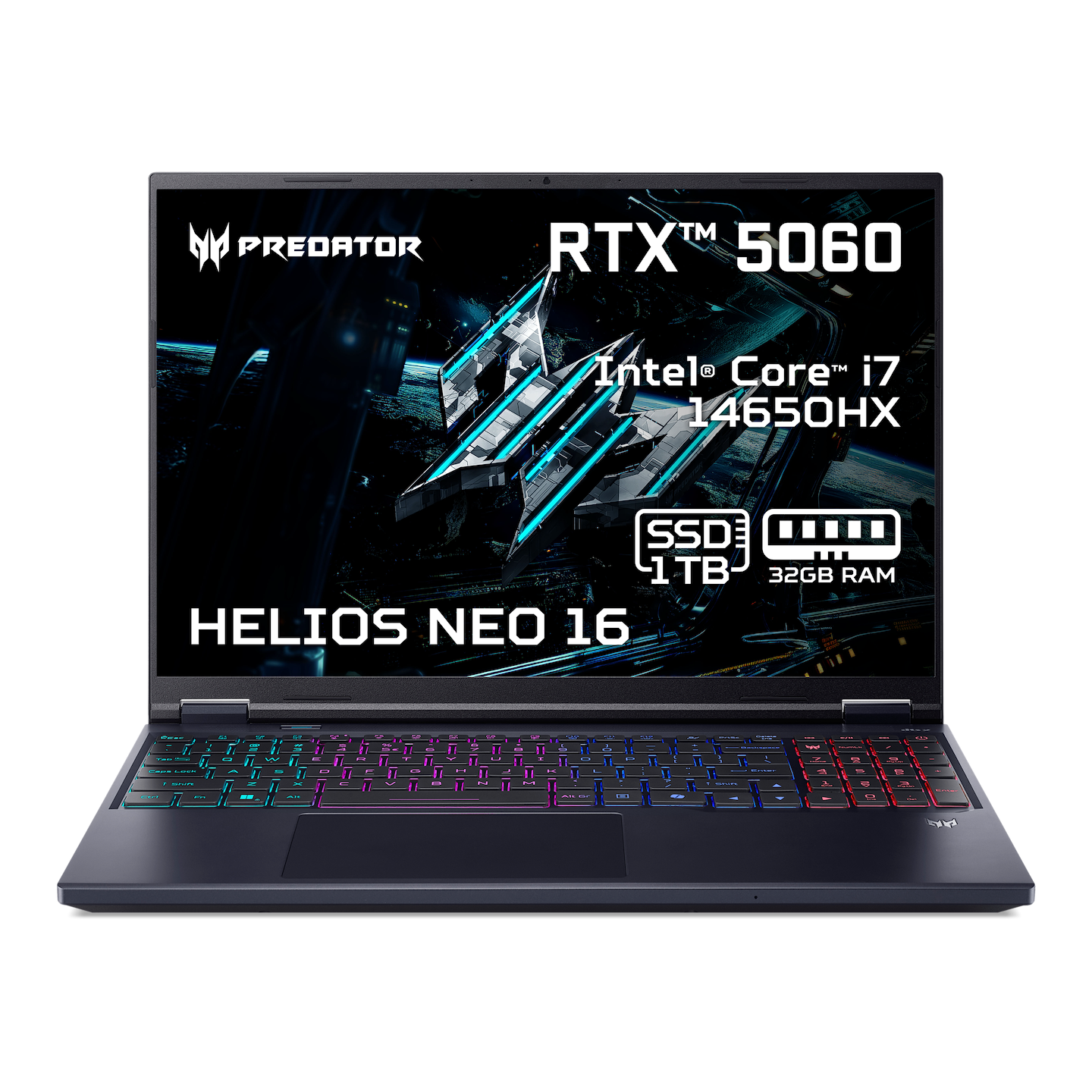 Ноутбук ігровий Acer Predator Helios Neo 16 PHN16-I31 (NH.U64EU.006) Shale Black