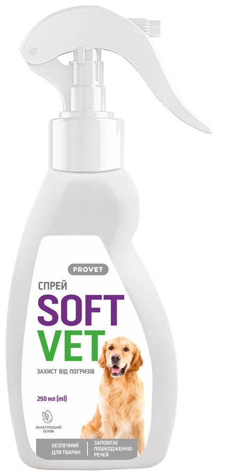 Спрей для собак ProVET SOFTVET защита от погрызов 250 мл (4823082440191)